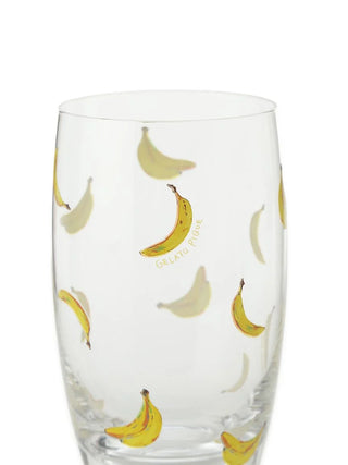 Fruit Motif Drinking Glass in YELLOW, Premium Kitchen Essentials and Accessories at Gelato Pique USA.