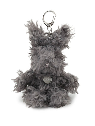 Rabbit Key Charm in GRAY, Cute Plush Toys, Keychain Charm, Character Toys at Gelato Pique USA.