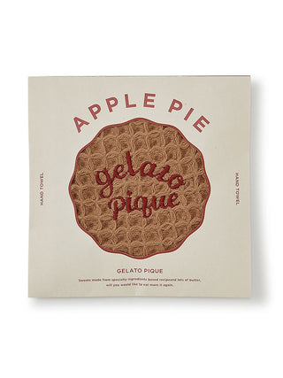 Butter & Pie Hand Towel with Packaging in BEIGE, Lounge Towels & Bathroom Essentials at Gelato Pique USA.