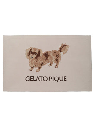 Dachshund Jacquard Fleece Blanket in BEIGE, Cozy Blanket for Home Lounging | Loungewear Blanket at Gelato Pique USA.