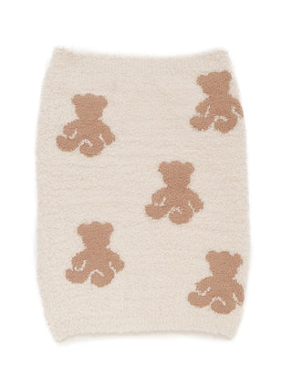 Bear Jacquard Waist Warmer in Ivory, Premium Women's Waist Warmer at Gelato Pique USA