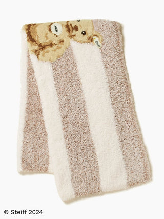 [Steiff] Throw Blanket in Brown, Cozy Blanket for Home Lounging | Loungewear Blanket at Gelato Pique USA