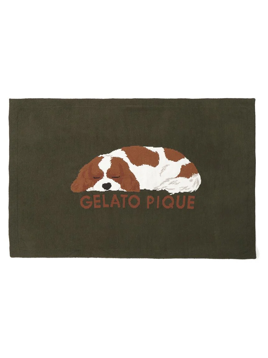 【gelato pique】エアモコ SLEEPING DOG SLEEPING DOG Blanket