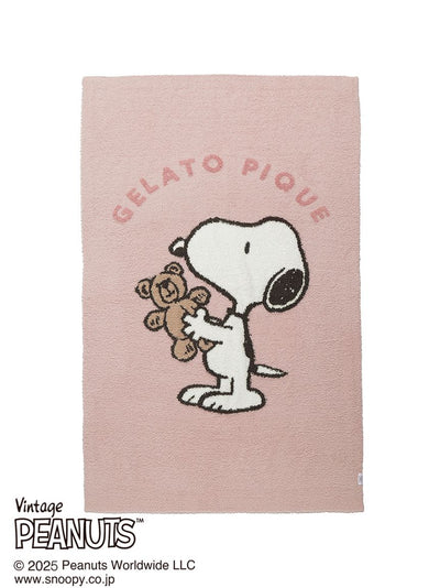 [PEANUTS] SNOOPY×BEAR Jacquard Throw Blanket gelato pique