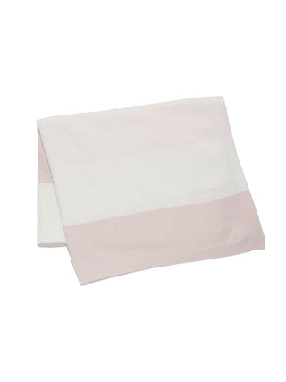 Premium loungewear Gelato Pique USA Durable Smoothie Border Lap Blanket with soft texture and timeless design.