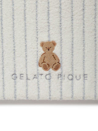 Bear Stripe Bath Mat