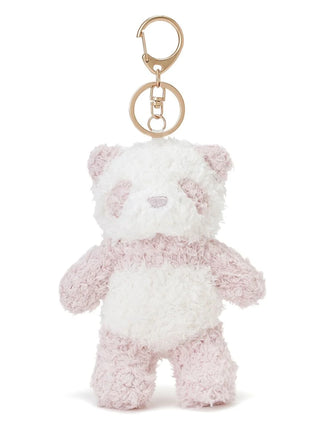 Pink Gelato Panda Key Charm by Gelato Pique USA, featuring a round silhouette in soft materials, perfect for Premium Loungewear and Sleepwear.