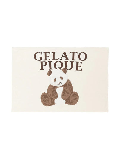 Panda Jacquard Lap Blanket gelato pique