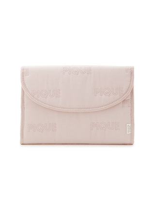 Premium Quilting Pocketbook Case L by Gelato Pique USA; elegant, functional organizer from premium loungewear collection.