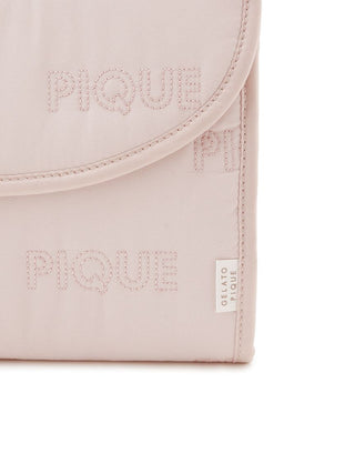 Gelato Pique USA's PIQUE Quilting Pocketbook Case L featuring elegant quilting design, representing premium loungewear luxury and style.