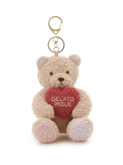 Baby Moco Heart Bear Key Charm gelato pique