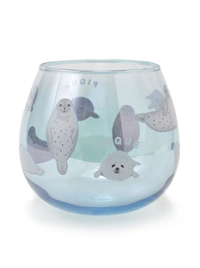 Seal Print Drinking Glass gelato pique