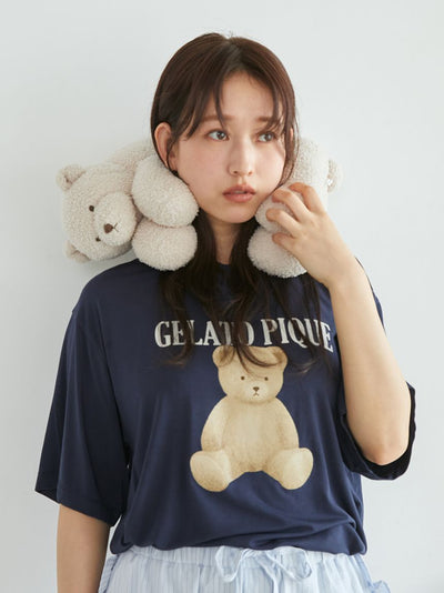Bear Neck Pillow gelato pique