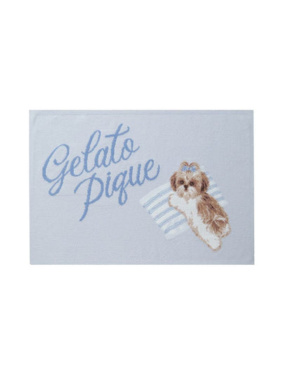 Shih Tzu Jacquard Blanket gelato pique
