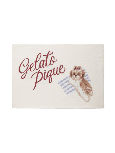Shih Tzu Jacquard Blanket gelato pique