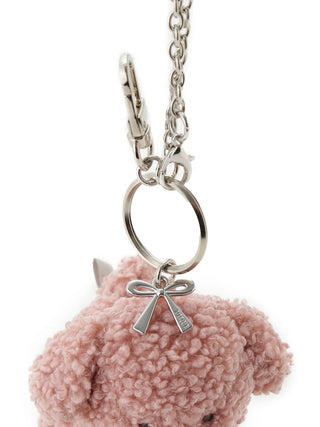 Ribbon Poodle Charm