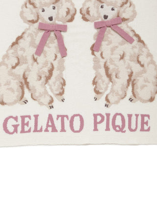 Ribbon Poodle Jacquard Blanket