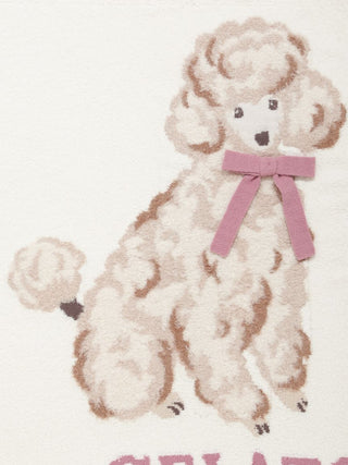 Ribbon Poodle Jacquard Blanket