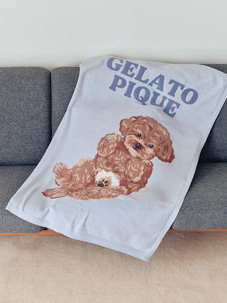 Roll Over Dog Jacquard Blanket