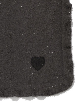 Glitter Feather Heart Blanket - view 3