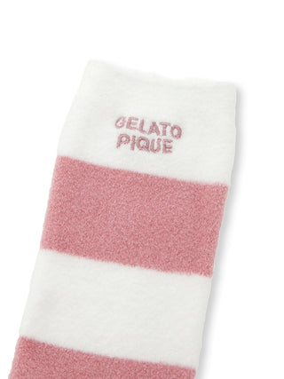 Smoothie Lite 2 Border Socks Brand- Women's Lounge Socks at Gelato Pique USA