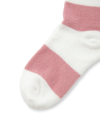Smoothie Lite 2 Border Socks- Women's Lounge Socks at Gelato Pique USA