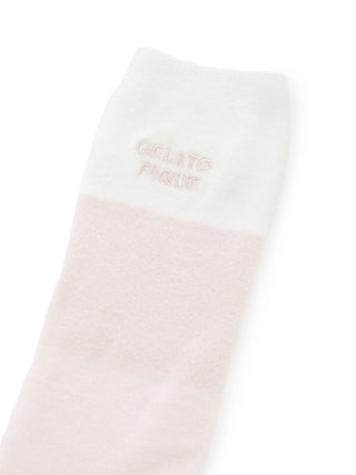 Smoothie Lite 3 Border Socks Brand- Women's Lounge Socks at Gelato Pique USA 