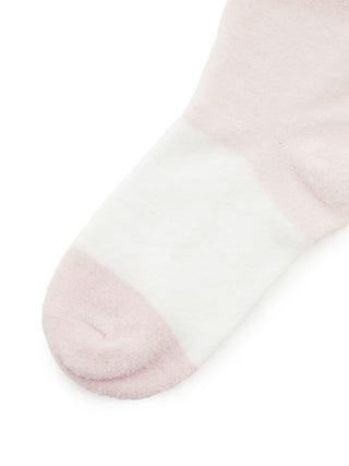 Smoothie Lite 3 Border Socks- Women's Lounge Socks at Gelato Pique USA
