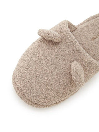 New Bear Motif Travel Slippers- Women's Lounge Room Slippers at Gelato Pique USA