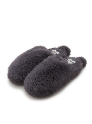 Bunny Room Shoes in Dark Gray, Women's Lounge Room Slippers, Bedroom Slippers, Indoor Slippers at Gelato Pique USA