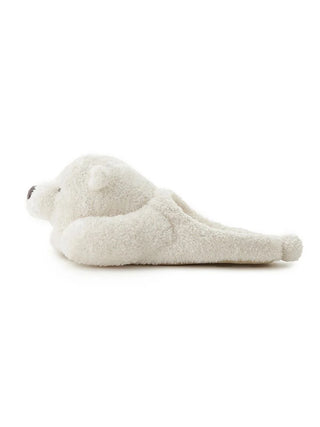 Polar Bear Cozy Bedroom Indoor Slip On Shoes in CREAM, Women's Lounge Room Slippers, Bedroom Slippers, Indoor Slippers at Gelato Pique USA.