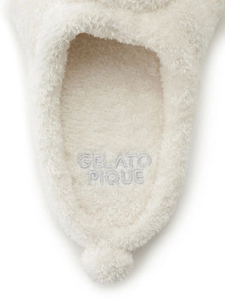 Polar Bear Cozy Bedroom Indoor Slip On Shoes in CREAM, Women's Lounge Room Slippers, Bedroom Slippers, Indoor Slippers at Gelato Pique USA.