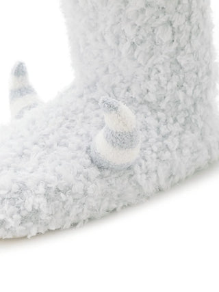 PIQUE MONSTER Indoor Slipper Boots in Mint, Women's Lounge Room Slippers, Bedroom Slippers, Indoor Slippers at Gelato Pique USA