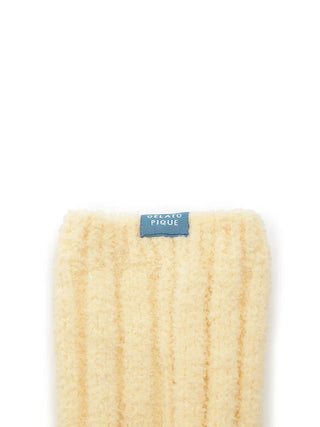 Butter Cozy Ribbed Lounge Socks in YELLOW, Cozy Women's Loungewear Socks at Gelato Pique USA.