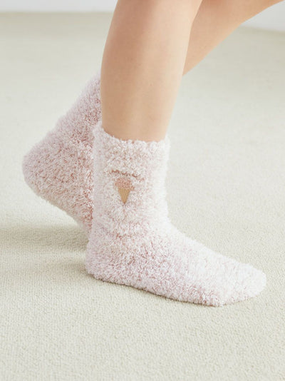 Baby Moco Ice Soft Fuzzy Lounge Socks gelato pique