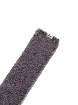 Baby Moco Non-Slip Warm Fuzzy Long Socks in CHARCOAL GRAY, Cozy Women's Loungewear Socks at Gelato Pique USA.