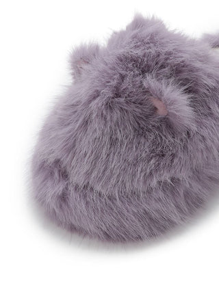 [HALLOWEEN] Black Cat Fur Room Shoes
