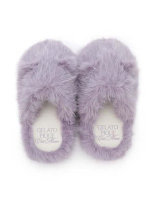 [HALLOWEEN] Black Cat Fur Room Shoes