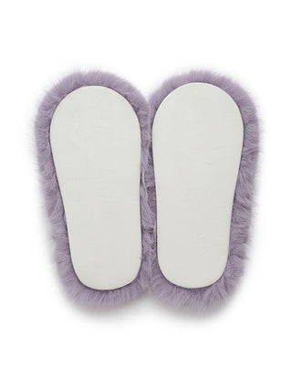 [HALLOWEEN] Black Cat Fur Room Shoes