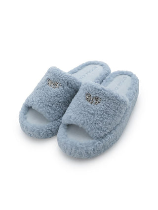 Logo Boa Fleece Room Shoes