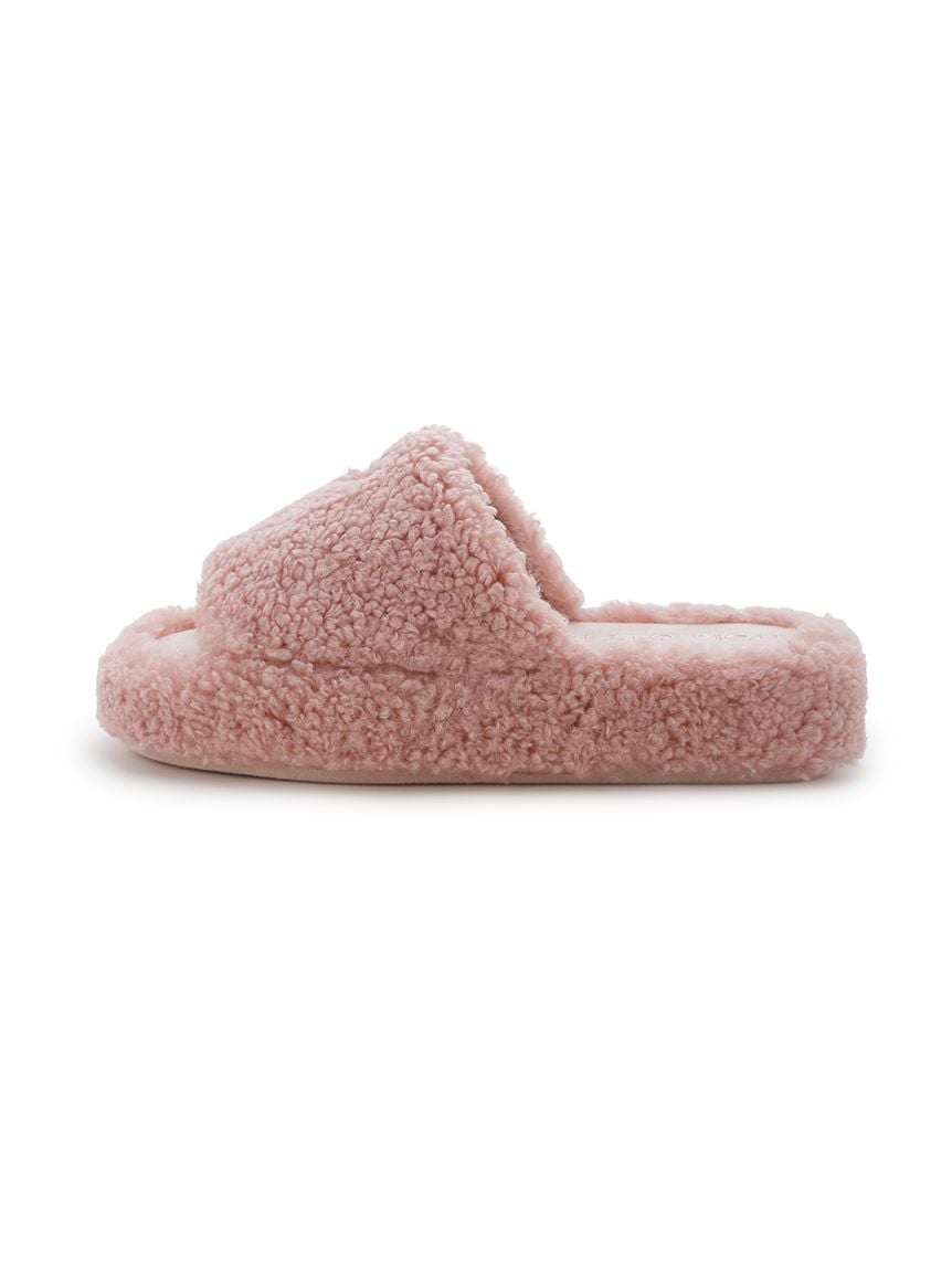Logo Boa Fleece Room Shoes