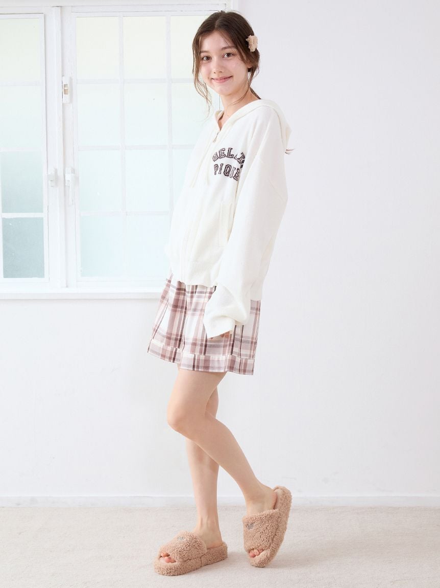 Logo Boa Fleece Room Shoes