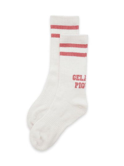 Airy Moco Logo Line Socks gelato pique
