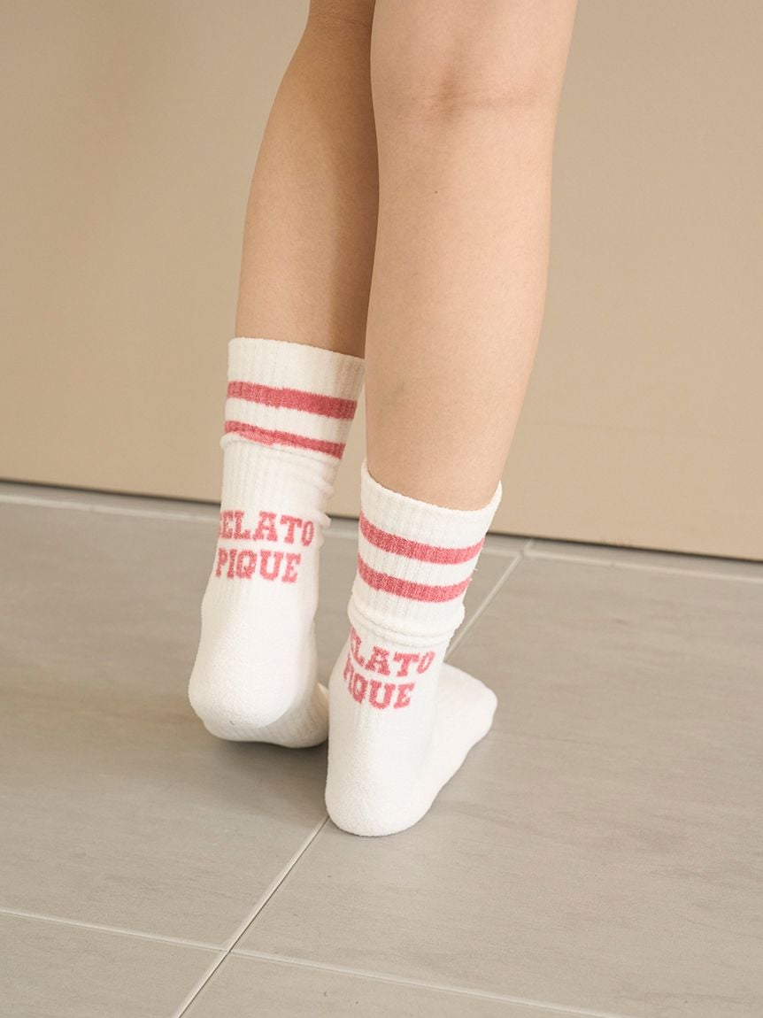 Airy Moco Logo Line Socks