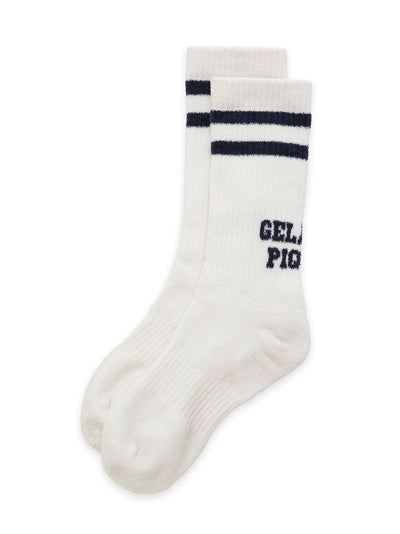 Airy Moco Logo Line Socks gelato pique