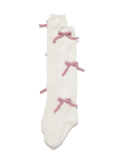Ribbon Poodle Socks gelato pique