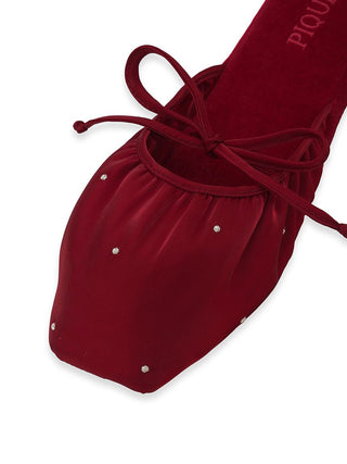 Strawberry Ribbon Room Shoes