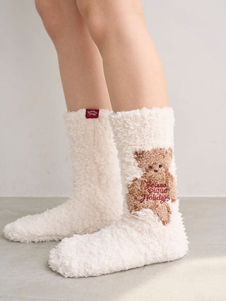 [HOLIDAY] Gelato Snow Bear Jacquard Socks
