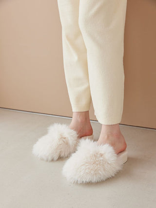 Cat Ear Fur Room Shoes