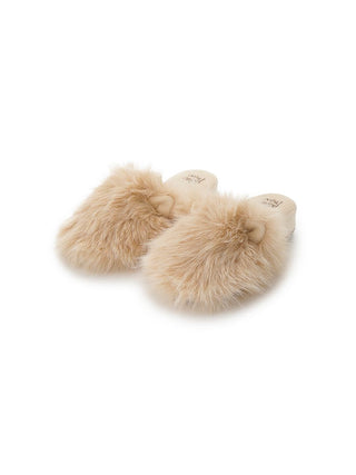 Cat Ear Fur Room Shoes